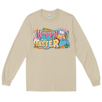Mushroom Happy Easter Long Sleeve Tee - LillyAllenDesigns
