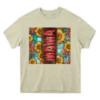 Mossy Mama Sunflower Heavy Core Tee - CowGirlArtShop