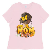 Bubblegum Pink Mom life Mother's Day Ladies Tee - FaDigitalArtStudio
