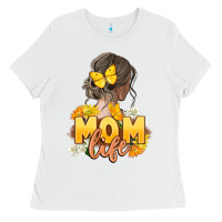 White Mom life Mother's Day Ladies Tee - FaDigitalArtStudio