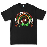 Black Football Rainbow Premium Tee - RanaPortraitStore