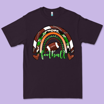 Football Rainbow Premium Tee Designed By Ranaportraitstore