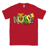 Red Nurse St. Patrick's Day Classic Tee - HowdyJamesFarm