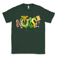 Sports Green Nurse St. Patrick's Day Classic Tee - HowdyJamesFarm