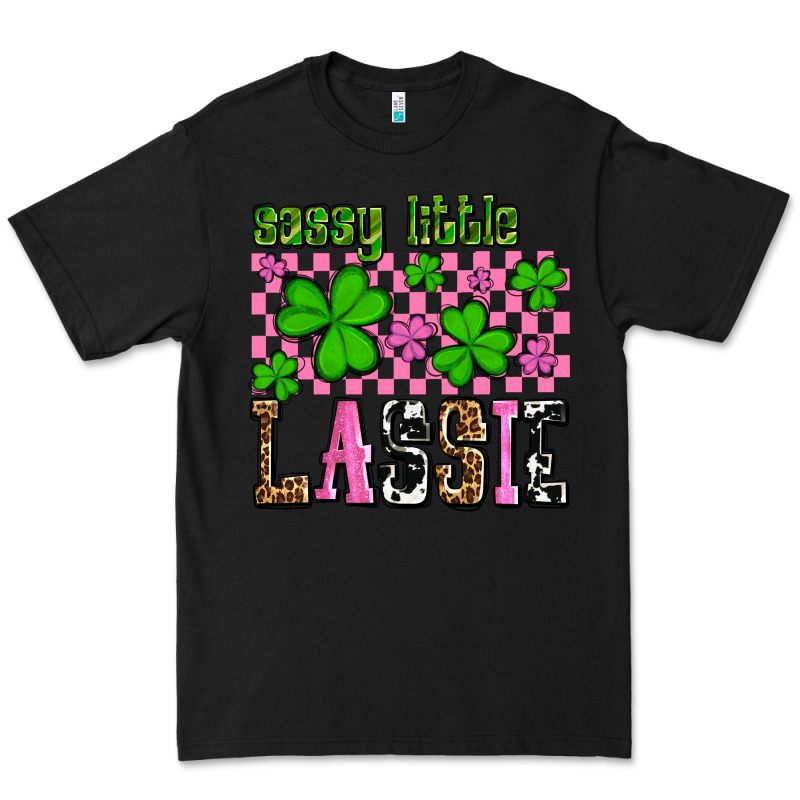 St. Patrick's Day Sassy Little Lassie Premium Tee by OliviaCreatesArt | Teevron