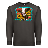 Smoke western cow sunflowers serape leopard Premium Sweatshirt - RanaPortraitStore
