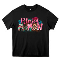 Black Blessed memaw Mother's Day Heavy Core Tee - CowGirlArtShop