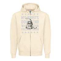 Sandshell My Rights Don't End Where Your Feelings Begin Zipper Hoodie - artisFamous