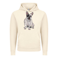 Vintage Artic white black french bulldog Vintage Hoodie - LillyAllenDesigns