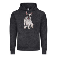 Vintage Black white black french bulldog Vintage Hoodie - LillyAllenDesigns