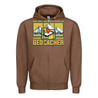 Chestnut Geocaching, geocaching travel bug, geocache, Zipper Hoodie - artisFamous