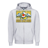 Heather Grey Geocaching, geocaching travel bug, geocache, Zipper Hoodie - artisFamous