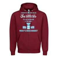 Burgundy Geocaching, funny geocacher, travel, Zipper Hoodie - artisFamous