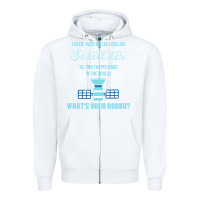 White Geocaching, funny geocacher, travel, Zipper Hoodie - artisFamous