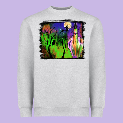 Halloween Background Heavyweight Sweatshirt Designed By Jahusdesignshop