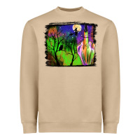 Mushroom halloween background Heavyweight Sweatshirt - JahusDesignShop