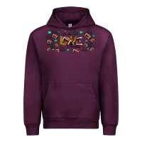 Mauve Wine for the love of the game American football Urban Hoodie - Jasminsmagicworld