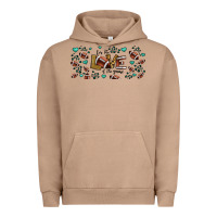 Pigment Burro for the love of the game American football Urban Hoodie - Jasminsmagicworld