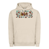 Pigment French Oak for the love of the game American football Urban Hoodie - Jasminsmagicworld