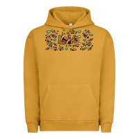 Pigment Peanut Butter for the love of the game American football Urban Hoodie - Jasminsmagicworld