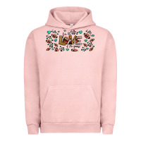 Pigment Salmon for the love of the game American football Urban Hoodie - Jasminsmagicworld