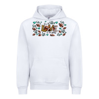 White for the love of the game American football Urban Hoodie - Jasminsmagicworld