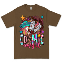 Cacao cosmic cowgirl Premium Tee - OliviaCreatesArt