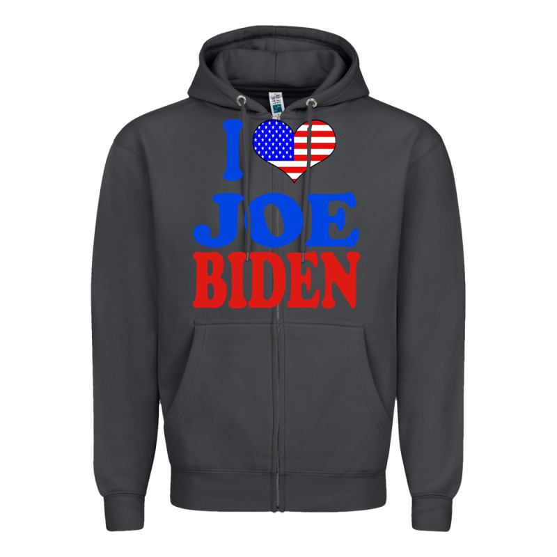 I Love Joe Biden Zipper Hoodie by artisFamous | Teevron