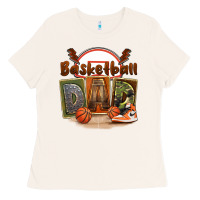 Bone basketball dad Ladies Tee - FaDigitalArtStudio