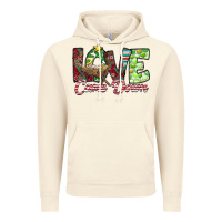 Vintage Artic Love Came Down Vintage Hoodie - CowhideDigitalArt