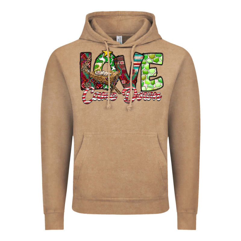 Love Came Down Vintage Hoodie by CowhideDigitalArt | Teevron