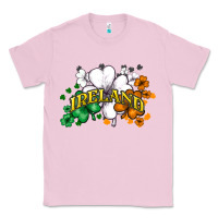 Bubblegum Pink St. Patrick's Ireland flag Classic Tee - HowdyJamesFarm
