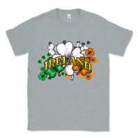 Heather Grey St. Patrick's Ireland flag Classic Tee - HowdyJamesFarm
