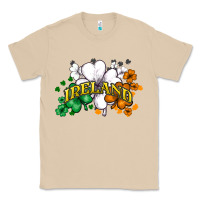 Mushroom St. Patrick's Ireland flag Classic Tee - HowdyJamesFarm