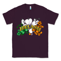 Plum St. Patrick's Ireland flag Classic Tee - HowdyJamesFarm