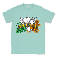 Seafoam St. Patrick's Ireland flag Classic Tee - HowdyJamesFarm