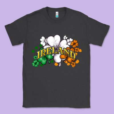 St. Patrick's Ireland Flag Classic Tee Designed By Howdyjamesfarm