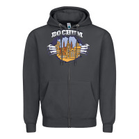 Smoke Bochum city Zipper Hoodie - artisFamous