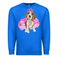 True Royal balerina beagle with tutu Premium Sweatshirt - RanaPortraitStore