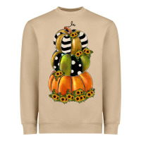 Mushroom pumpkin polka dot, sunflower Heavyweight Sweatshirt - JahusDesignShop