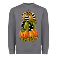 Storm pumpkin polka dot, sunflower Heavyweight Sweatshirt - JahusDesignShop
