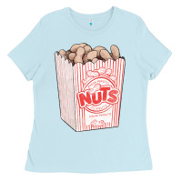 Baby Blue Peanuts Ladies Tee - FaDigitalArtStudio