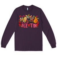 Plum Nach Valentine Long Sleeve Tee - CowhideDigitalArt