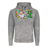 Cloud Rock Love Santa Vintage Hoodie - CowhideDigitalArt