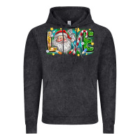 Vintage Black Love Santa Vintage Hoodie - CowhideDigitalArt