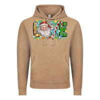 Vintage Coffee Love Santa Vintage Hoodie - CowhideDigitalArt