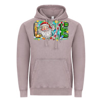Vintage Zinc Love Santa Vintage Hoodie - CowhideDigitalArt