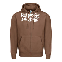 Chestnut depeche mode Zipper Hoodie - artisFamous