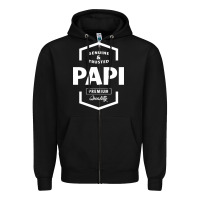 Black Papi Genuine Zipper Hoodie - artisFamous