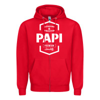 Red Papi Genuine Zipper Hoodie - artisFamous